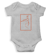 Load image into Gallery viewer, Shree Krishna Kids Romper For Baby Boy/Girl-0-5 Months(18 Inches)-Grey-Ektarfa.online
