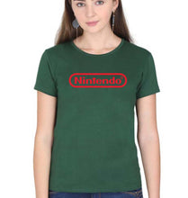 Load image into Gallery viewer, Nintendo T-Shirt for Women-Dark Green-Ektarfa.online
