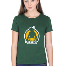 Load image into Gallery viewer, PUBG Pubg Heaven T-Shirt for Women-Dark Green-Ektarfa.online
