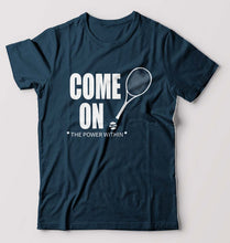 Load image into Gallery viewer, Tennis T-Shirt for Men-Petrol Blue-Ektarfa.online
