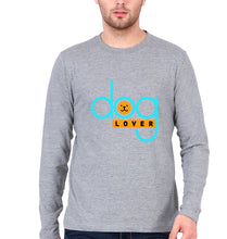 Load image into Gallery viewer, Dog Lover Full Sleeves T-Shirt for Men-Grey Melange-Ektarfa.online
