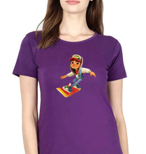 Load image into Gallery viewer, Subway Surfers T-Shirt for Women-Purple-Ektarfa.online
