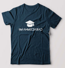 Load image into Gallery viewer, IIM A Ahmedabad T-Shirt for Men-Petrol Blue-Ektarfa.online
