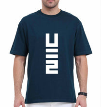 Load image into Gallery viewer, U2 Oversized T-Shirt for Men-Petrol Blue-Ektarfa.online
