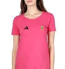 Load image into Gallery viewer, Argentina Football T-Shirt for Women-Pink-Ektarfa.online
