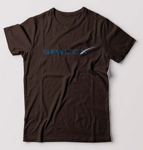 Load image into Gallery viewer, SpaceX T-Shirt for Men-Coffee Brown-Ektarfa.online
