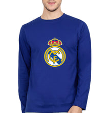 Load image into Gallery viewer, Real Madrid Full Sleeves T-Shirt for Men-Royal Blue-Ektarfa.online
