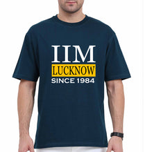 Load image into Gallery viewer, IIM Lucknow Oversized T-Shirt for Men-Petrol Blue-Ektarfa.online
