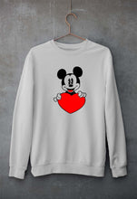 Load image into Gallery viewer, Mickey Mouse Unisex Sweatshirt for Men/Women-Grey Melange-Ektarfa.online
