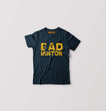 Load image into Gallery viewer, Badminton Kids T-Shirt for Boy/Girl-Petrol Blue-Ektarfa.online
