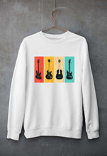 Load image into Gallery viewer, Guitar Unisex Sweatshirt for Men/Women-White-Ektarfa.online
