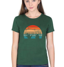 Load image into Gallery viewer, Piano T-Shirt for Women-Dark Green-Ektarfa.online
