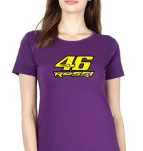 Load image into Gallery viewer, Valentino Rossi(VR 46) T-Shirt for Women-Purple-Ektarfa.online
