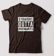 Load image into Gallery viewer, Harry Potter Hogwarts T-Shirt for Men-Coffee Brown-Ektarfa.online
