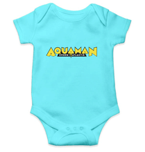 Load image into Gallery viewer, Aqua Man Kids Romper Kids Romper For Baby Boy/Girl-0-5 Months(18 Inches)-Sky Blue-Ektarfa.online
