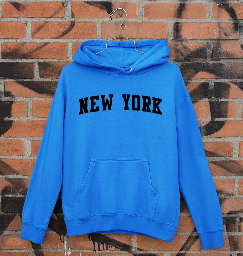 New York Unisex Hoodie for Men/Women-Royal Blue-Ektarfa.online