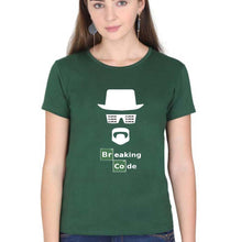 Load image into Gallery viewer, Geek Coder T-Shirt for Women-Dark Green-Ektarfa.online
