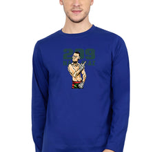 Load image into Gallery viewer, Nate Diaz UFC Full Sleeves T-Shirt for Men-Royal blue-Ektarfa.online
