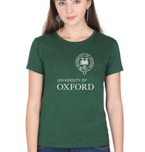 Load image into Gallery viewer, University of Oxford T-Shirt for Women-Dark Green-Ektarfa.online
