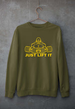 Load image into Gallery viewer, Gym Lift Unisex Sweatshirt for Men/Women-Olive Green-Ektarfa.online
