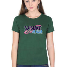 Load image into Gallery viewer, Sasuke T-Shirt for Women-Dark Green-Ektarfa.online

