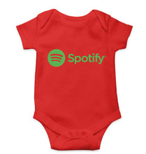 Load image into Gallery viewer, Spotify Kids Romper For Baby Boy/Girl-0-5 Months(18 Inches)-Red-Ektarfa.online
