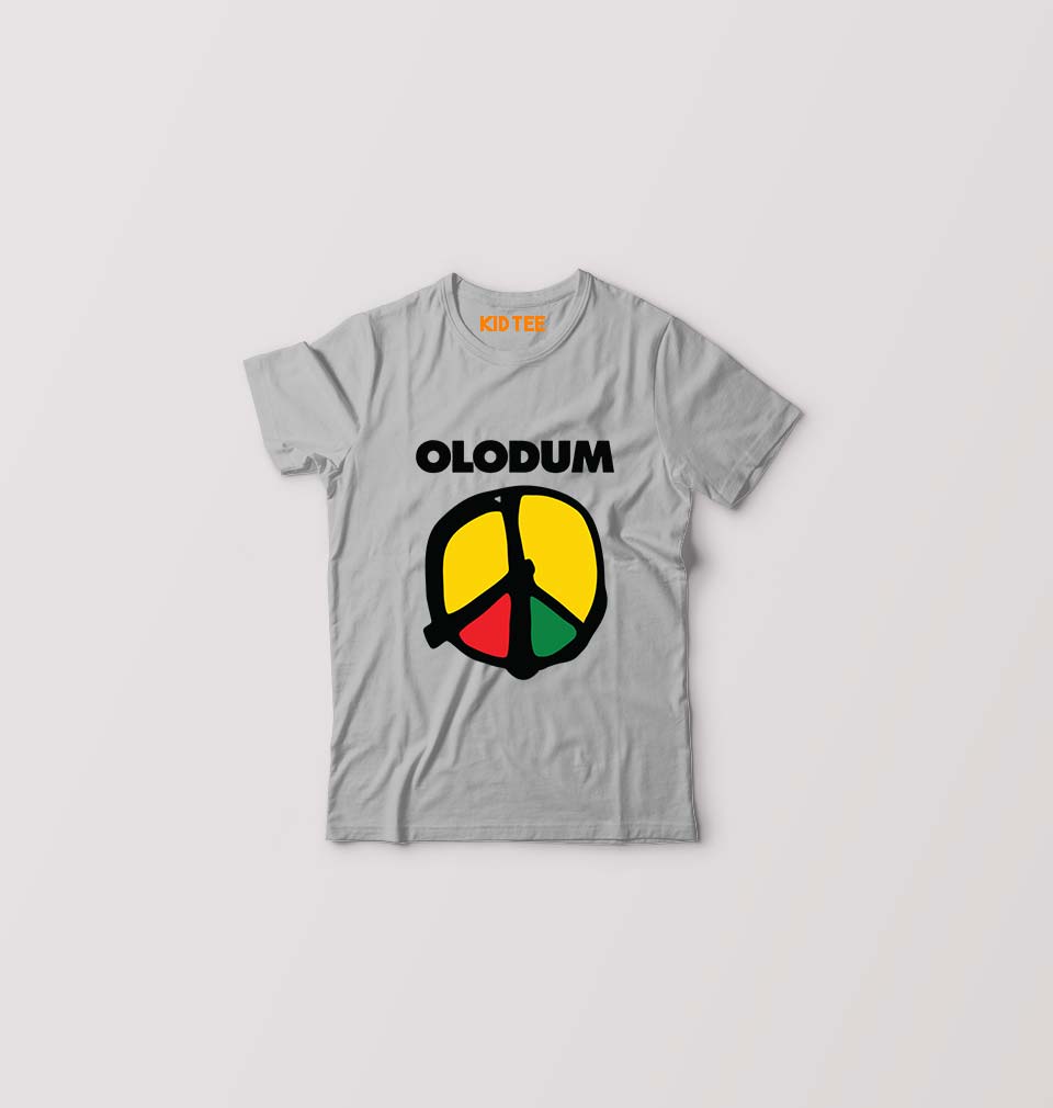 Olodum Kids T-Shirt for Boy/Girl-Grey-Ektarfa.online