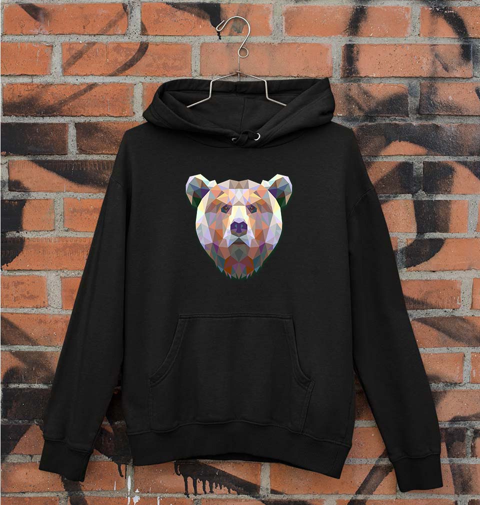 Bear Unisex Hoodie for Men/Women-Black-Ektarfa.online