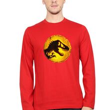 Load image into Gallery viewer, Jurassic World Full Sleeves T-Shirt for Men-Red-Ektarfa.online
