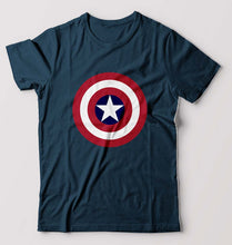 Load image into Gallery viewer, Captain America T-Shirt for Men-Petrol Blue-Ektarfa.online
