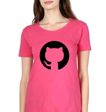 Load image into Gallery viewer, GitHub T-Shirt for Women-Pink-Ektarfa.online
