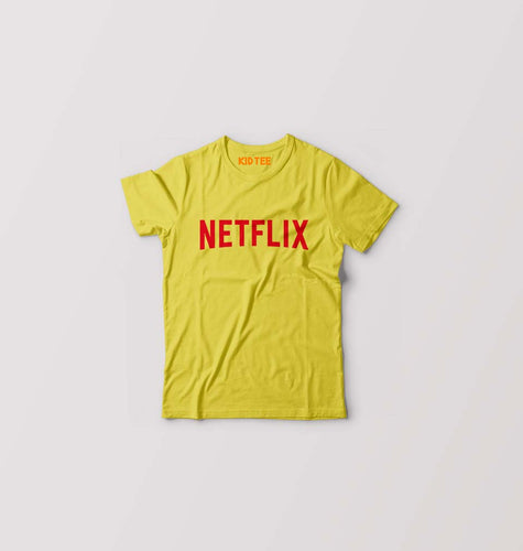 Netflix Kids T-Shirt for Boy/Girl-Yellow-Ektarfa.online