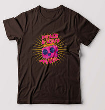 Load image into Gallery viewer, Psychedelic Music Peace Love T-Shirt for Men-Coffee Brown-Ektarfa.online
