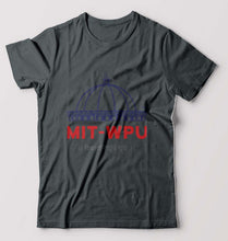 Load image into Gallery viewer, MIT World Peace University T-Shirt for Men-Charcoal-Ektarfa.online
