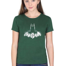 Load image into Gallery viewer, Batman Superhero T-Shirt for Women-Dark Green-Ektarfa.online
