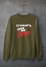 Load image into Gallery viewer, CrossFit Gym Burpees Unisex Sweatshirt for Men/Women-Olive Green-Ektarfa.online
