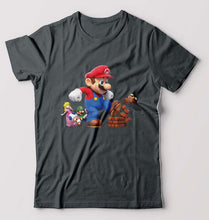 Load image into Gallery viewer, Mario T-Shirt for Men-Steel grey-Ektarfa.online
