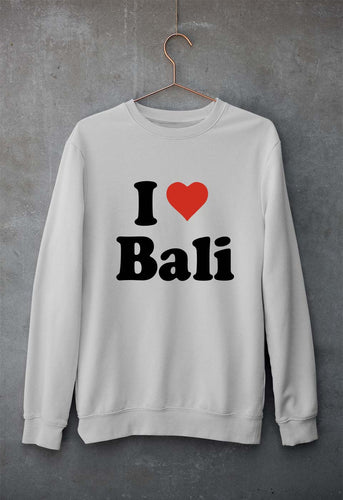 I Love Bali Unisex Sweatshirt for Men/Women-Grey Melange-Ektarfa.online