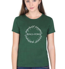 Load image into Gallery viewer, The Rings of Power T-Shirt for Women-Dark Green-Ektarfa.online
