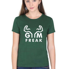Load image into Gallery viewer, Gym T-Shirt for Women-Dark Green-Ektarfa.online
