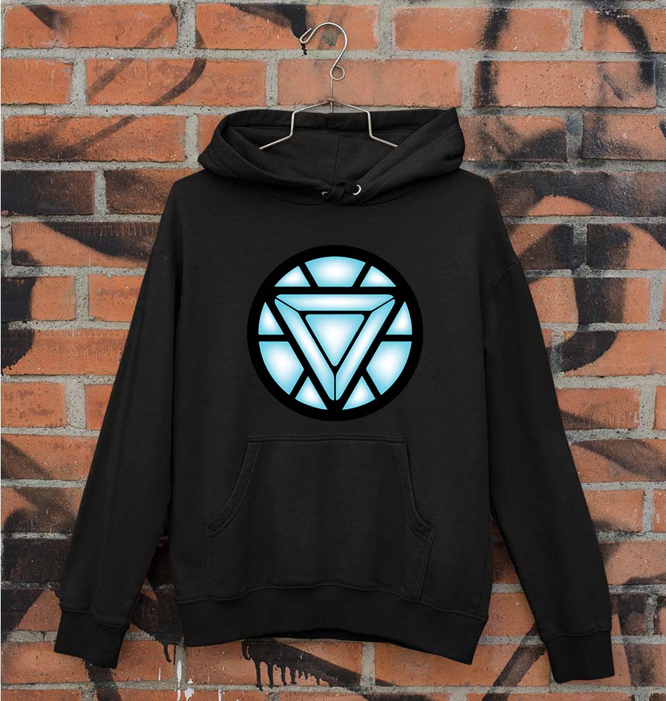 ARC REACTOR Iron Man Superhero Unisex Hoodie for Men/Women-Black-Ektarfa.online