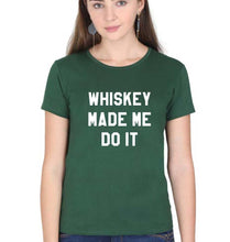 Load image into Gallery viewer, Whiskey T-Shirt for Women-Dark Green-Ektarfa.online
