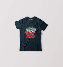 Load image into Gallery viewer, Tom &amp; Jerry Kids T-Shirt for Boy/Girl-Petrol Blue-Ektarfa.online
