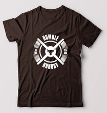 Load image into Gallery viewer, Humble Hungry Gym T-Shirt for Men-Coffee Brown-Ektarfa.online
