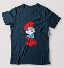 Load image into Gallery viewer, Papa Smurf T-Shirt for Men-Petrol Blue-Ektarfa.online

