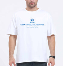 Load image into Gallery viewer, TCS Oversized T-Shirt for Men-White-Ektarfa.online

