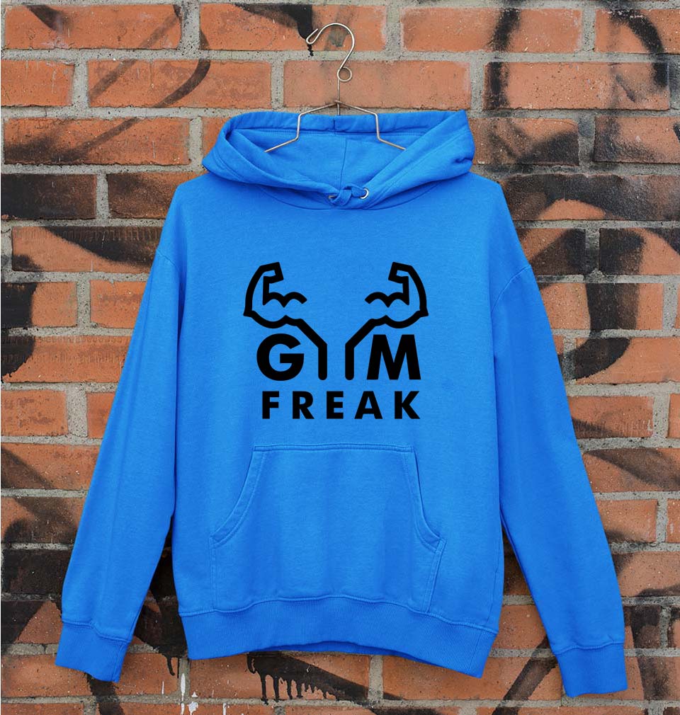 Gym Unisex Hoodie for Men/Women-Royal Blue-Ektarfa.online