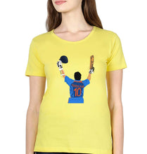 Load image into Gallery viewer, Sachin Tendulkar T-Shirt for Women-Yellow-Ektarfa.online
