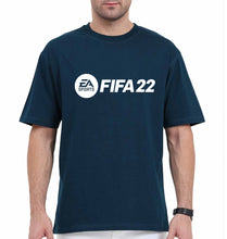 Load image into Gallery viewer, Fifa 22 Oversized T-Shirt for Men-Petrol Blue-Ektarfa.online
