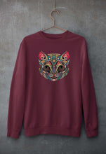 Load image into Gallery viewer, Psychedelic Cat Unisex Sweatshirt for Men/Women-Maroon-Ektarfa.online
